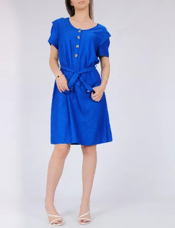 Rochie scurta Pieces, albastru