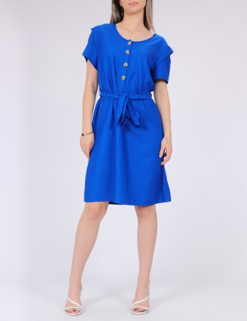 Rochie scurta Pieces, albastru