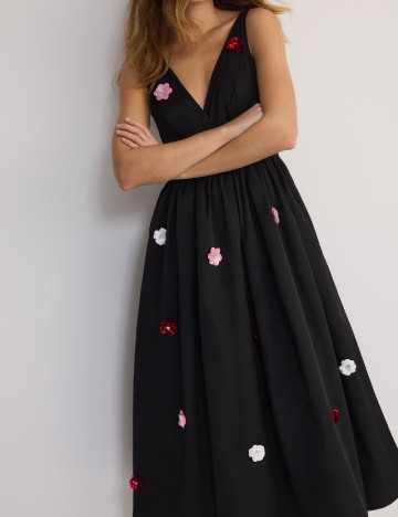 Rochie medie Reserved, negru