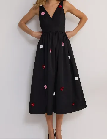 Rochie medie Reserved, negru