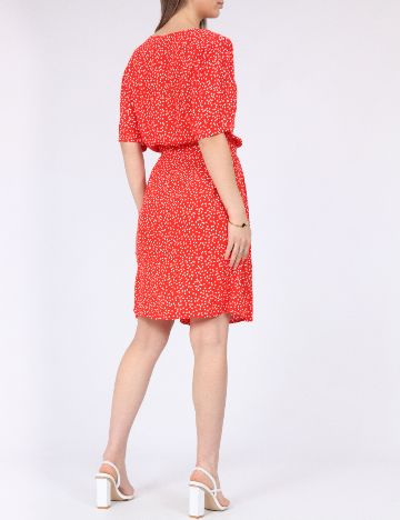 Rochie scurta Pieces, rosu