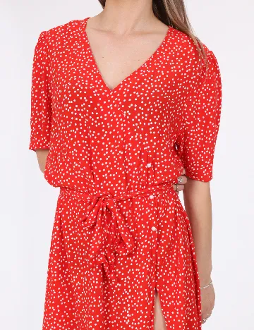 Rochie scurta Pieces, rosu