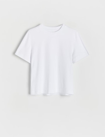Tricou Reserved, alb