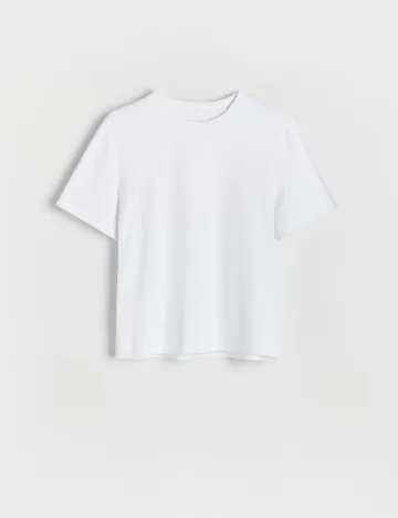 Tricou Reserved, alb