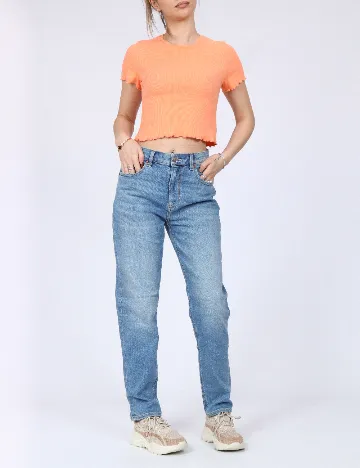 Bluza Pieces, portocaliu