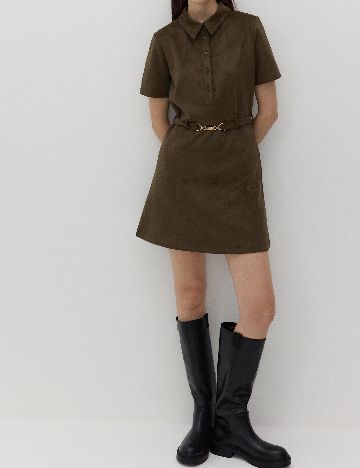 Rochie scurta Reserved, verde