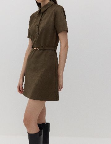 Rochie scurta Reserved, verde