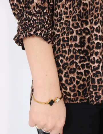 Bluza Pieces, animal print