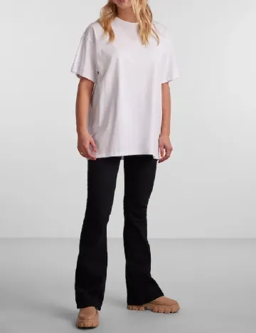Tricou Pieces, alb