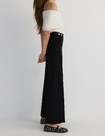 Pantaloni Reserved, negru