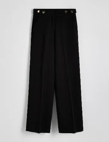Pantaloni Reserved, negru