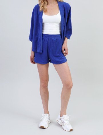 Pantaloni scurti Pieces, albastru