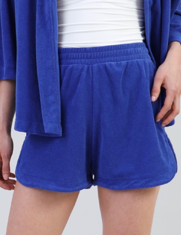 Pantaloni scurti Pieces, albastru