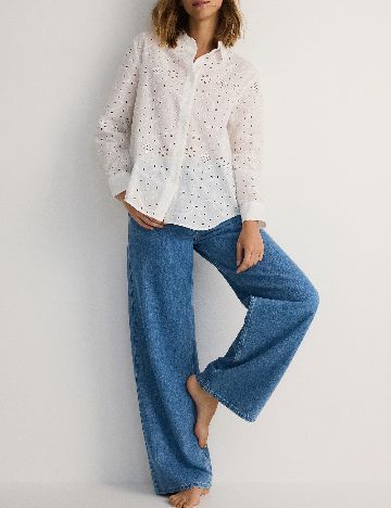 Camasa Oversize Reserved, alb