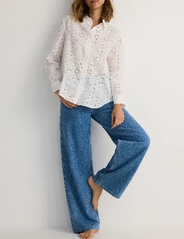 Camasa Oversize Reserved, alb