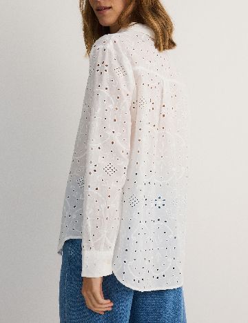 Camasa Oversize Reserved, alb