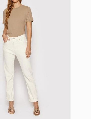 Tricou Pieces, maro