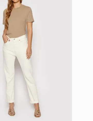 Tricou Pieces, maro