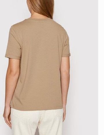 Tricou Pieces, maro