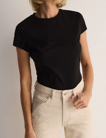 Tricou Reserved, negru