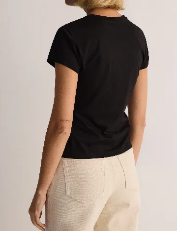 Tricou Reserved, negru
