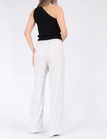 Pantaloni Pieces, alb