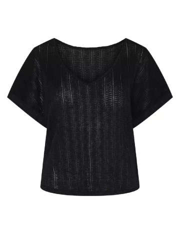 Tricou Pieces, negru
