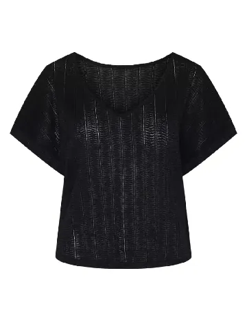 Tricou Pieces, negru
