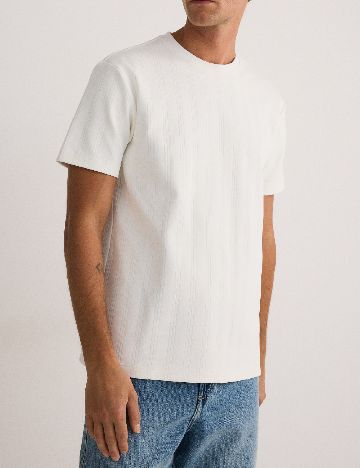 Tricou Reserved, crem