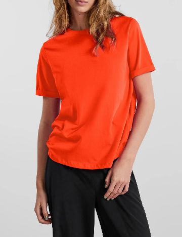 Tricou Pieces, portocaliu