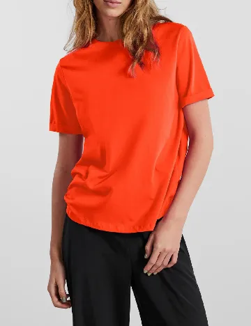 Tricou Pieces, portocaliu