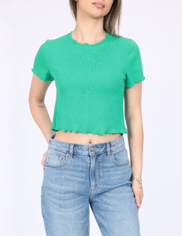 Bluza Pieces, verde