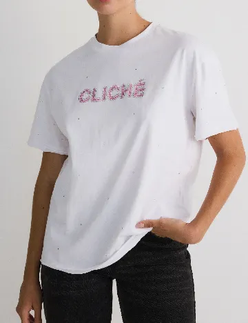 Tricou Reserved, alb