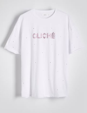 Tricou Reserved, alb