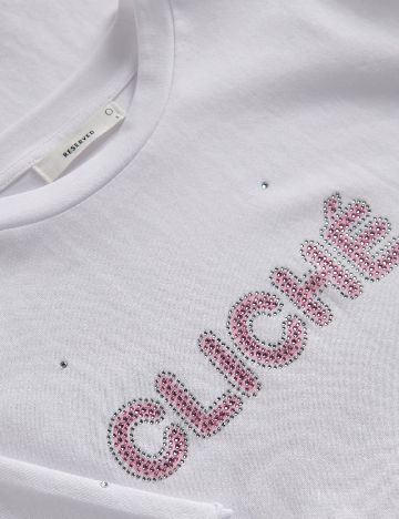 Tricou Reserved, alb