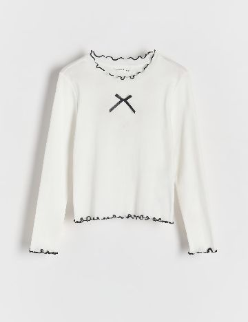 Bluza Reserved, alb