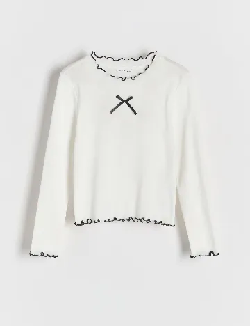 Bluza Reserved, alb