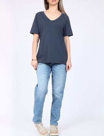 Tricou Pieces, gri