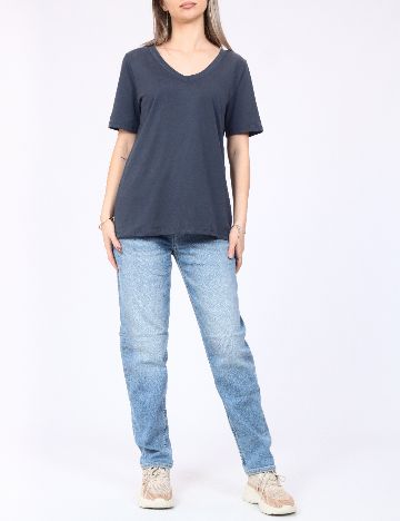 Tricou Pieces, gri
