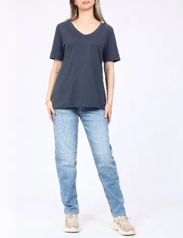 Tricou Pieces, gri