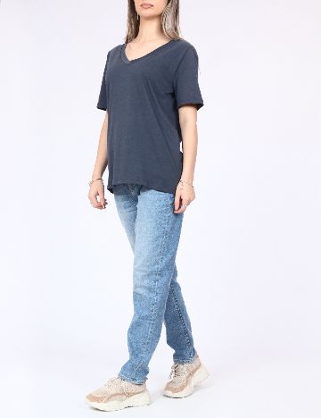 Tricou Pieces, gri