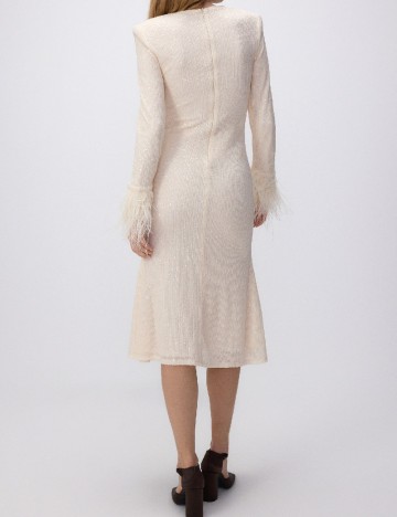 Rochie medie Reserved, crem