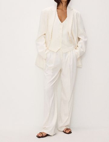 Sacou Oversize Reserved, ecru