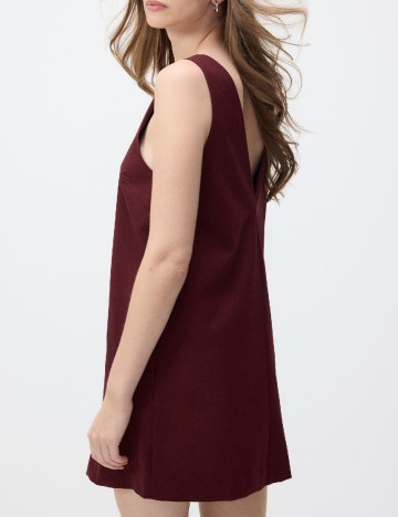 Rochie scurta Reserved, visiniu