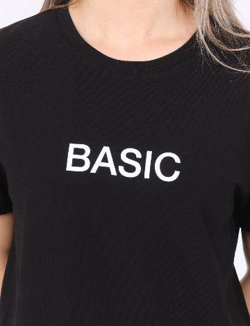 Tricou Pieces, negru