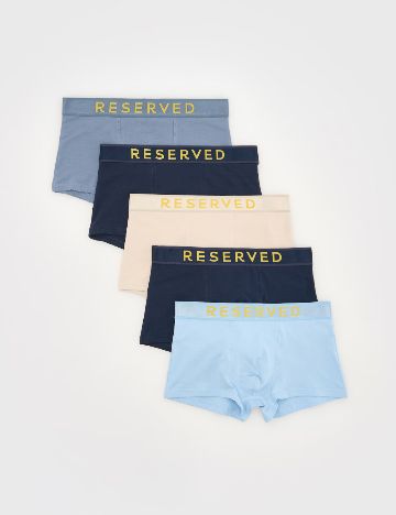 Set Boxeri 5 perechi Reserved, mix culori