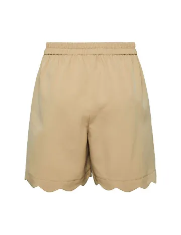 Pantaloni scurti Pieces, crem