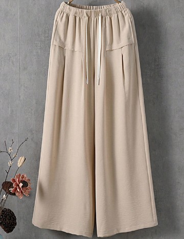 Pantaloni SHEIN, crem