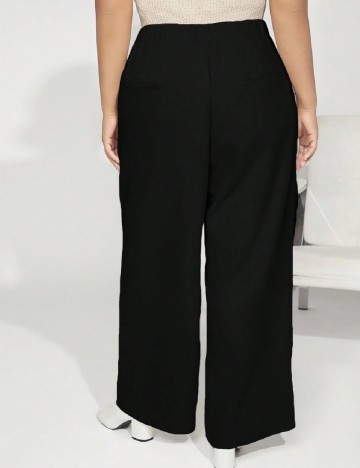 Pantaloni SHEIN CURVE, negru