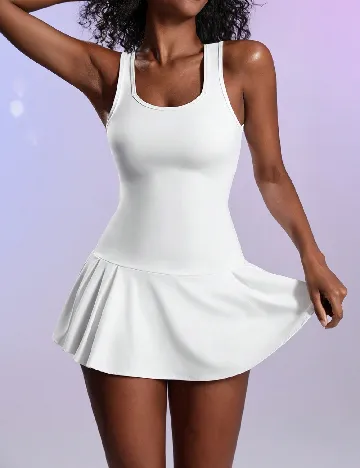 Rochie scurta SHEIN, alb